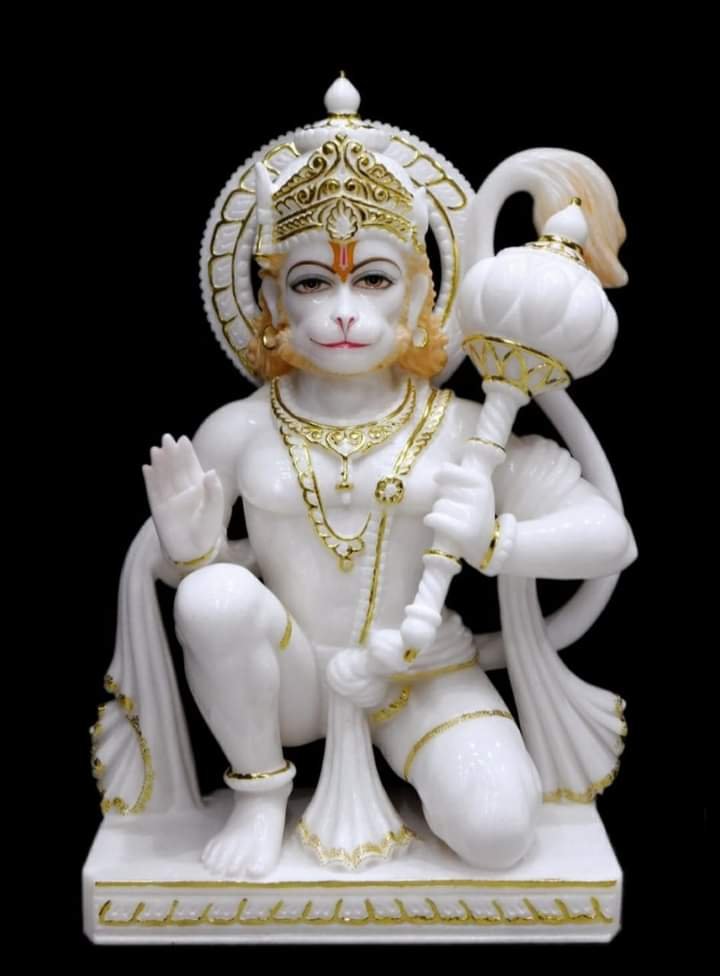 Marble Hanuman Statue
